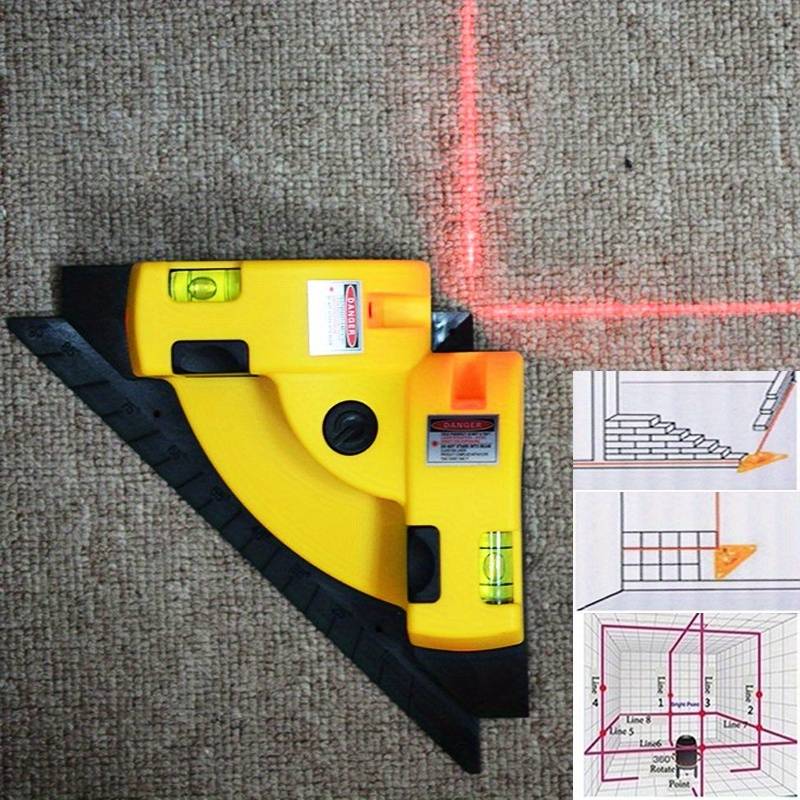 Angle 90 degres laser