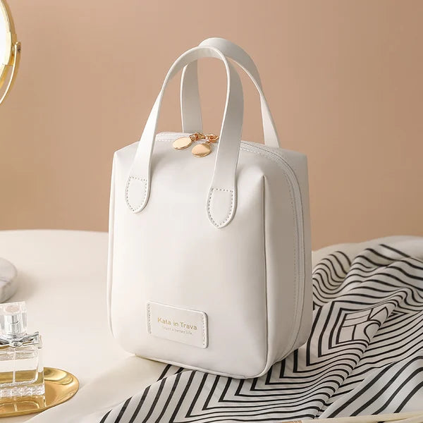 Sac beige de maquillage Premium