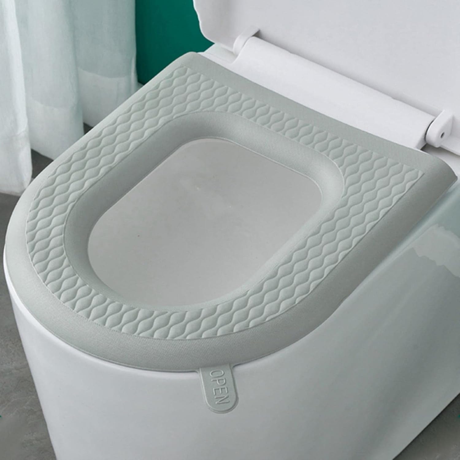 Siege de toilette imperméable en silicone