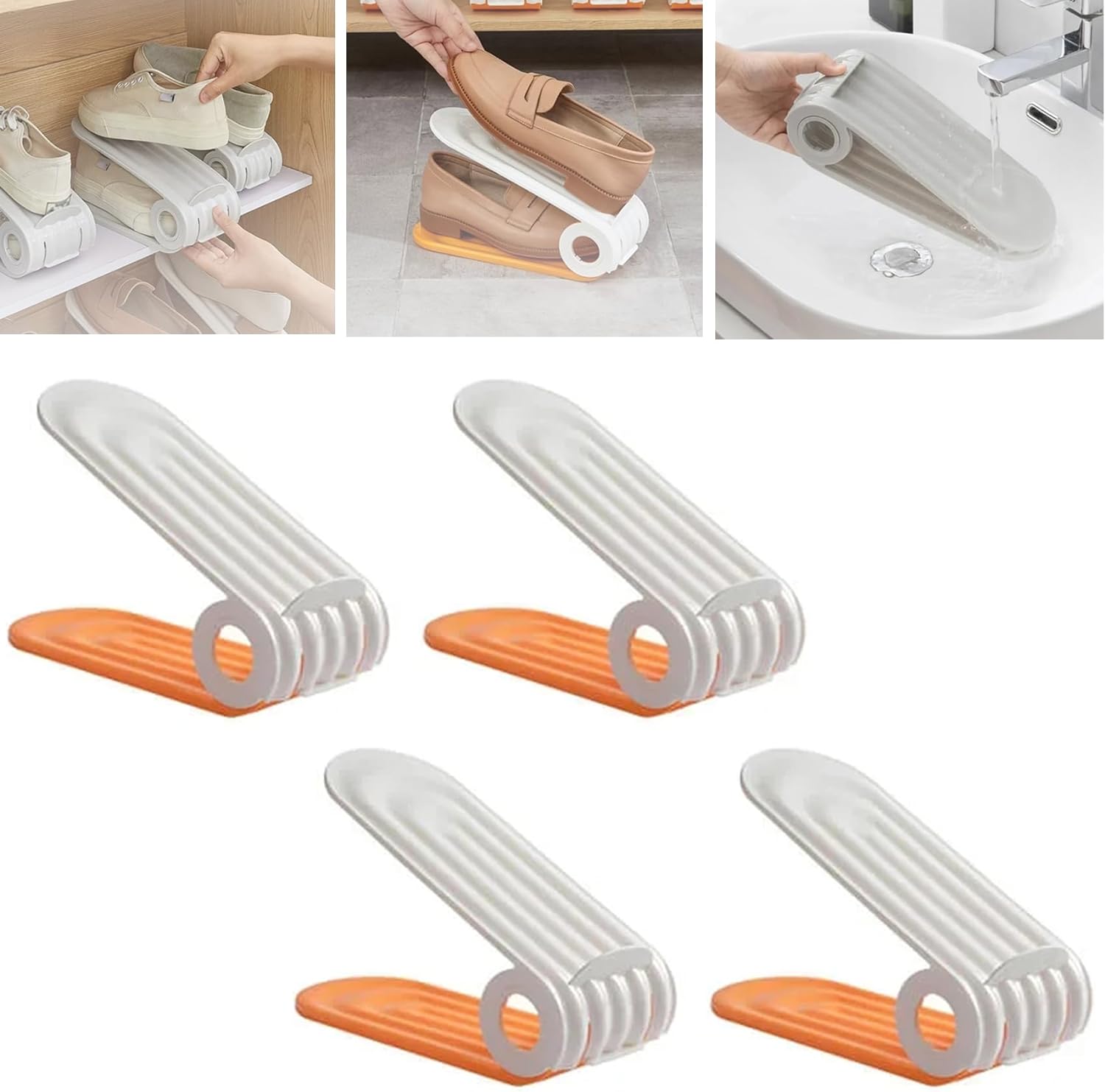 Lot de 4 Rangements de chaussure