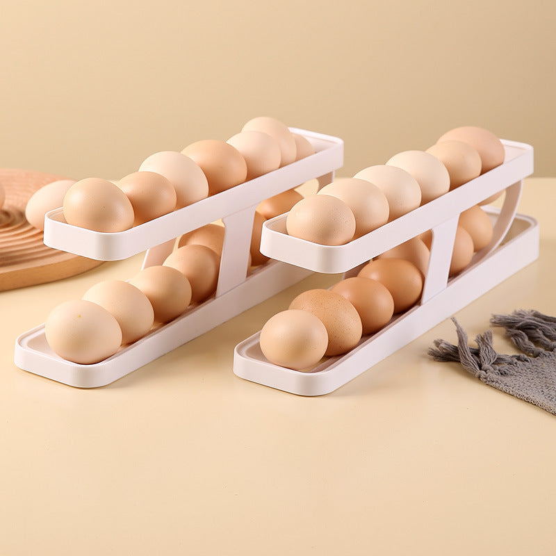 Lot de 2 Organisateurs d'oeufs pour frigo