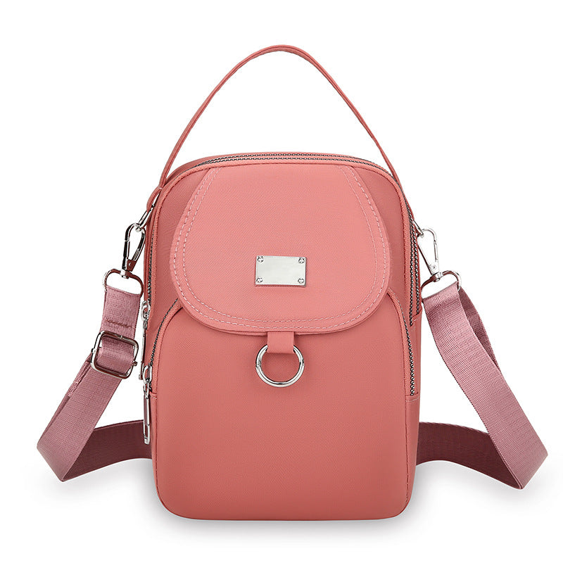 Sac rose à bandoulière élégant pour femmes