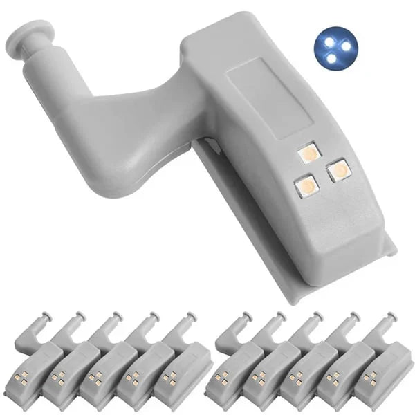 Lot de 10 Lumières LED pour armoire à capteur tactile intelligent