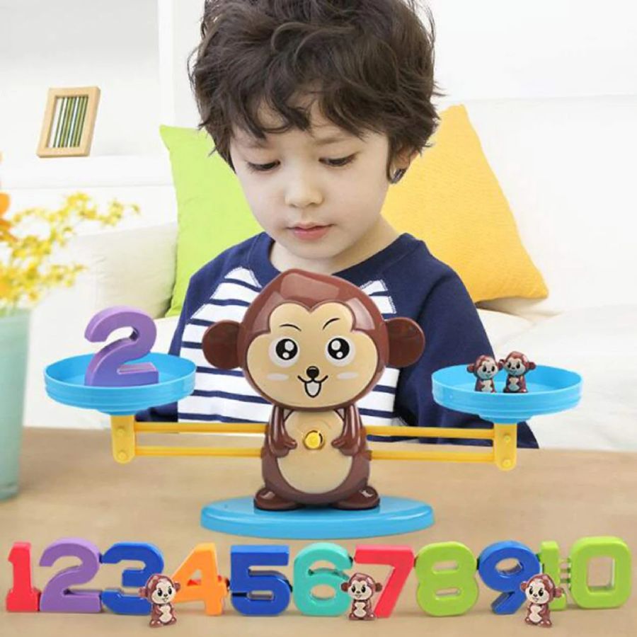 Jeux mathématiques - Equilibrage singe