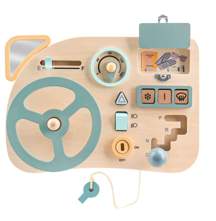 Jeux d'éveil Montessori voiture - Busy board