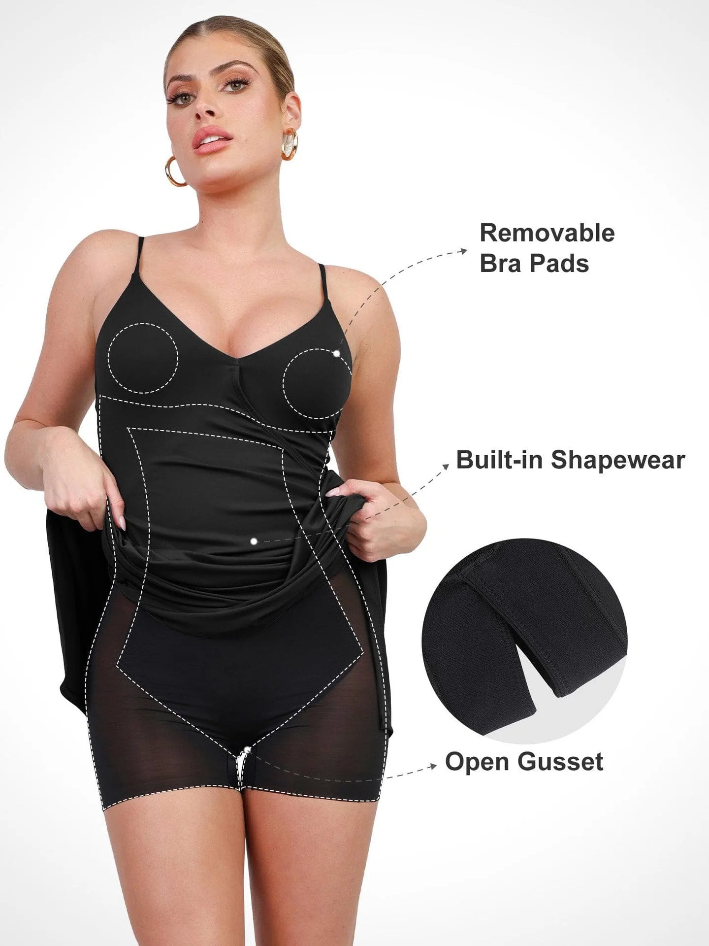 Robe avec gaine interne