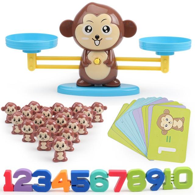 Jeux mathématiques - Equilibrage singe