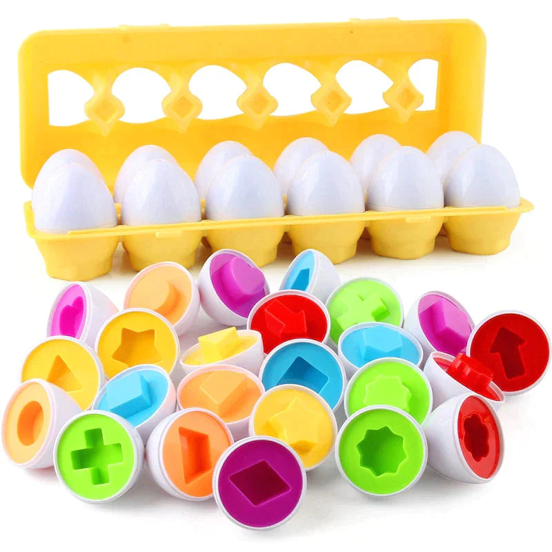 Oeufs géométriques Montessori