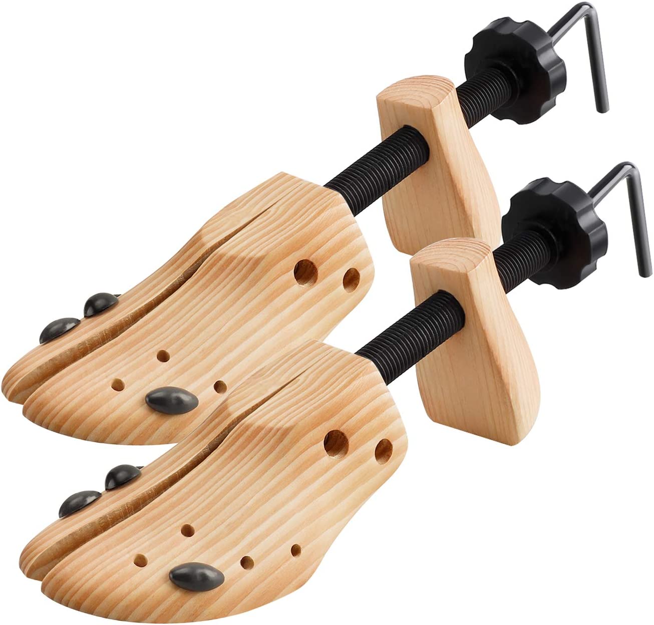 Lot de 2 Ecarteurs de chaussures en bois