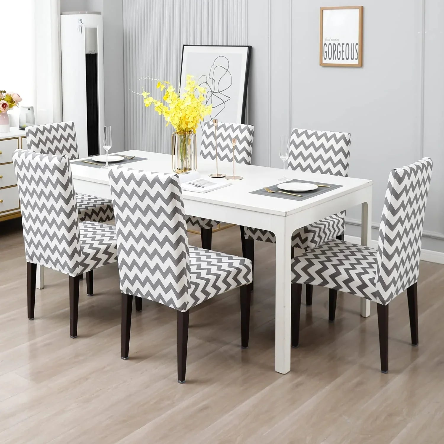 Lot de 2 Housses de chaise