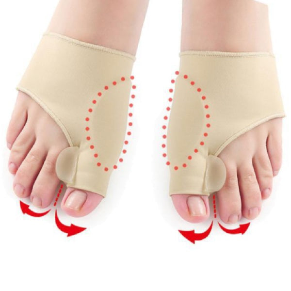Correcteur orthopédique d'oignon d'orteil (1 paire)