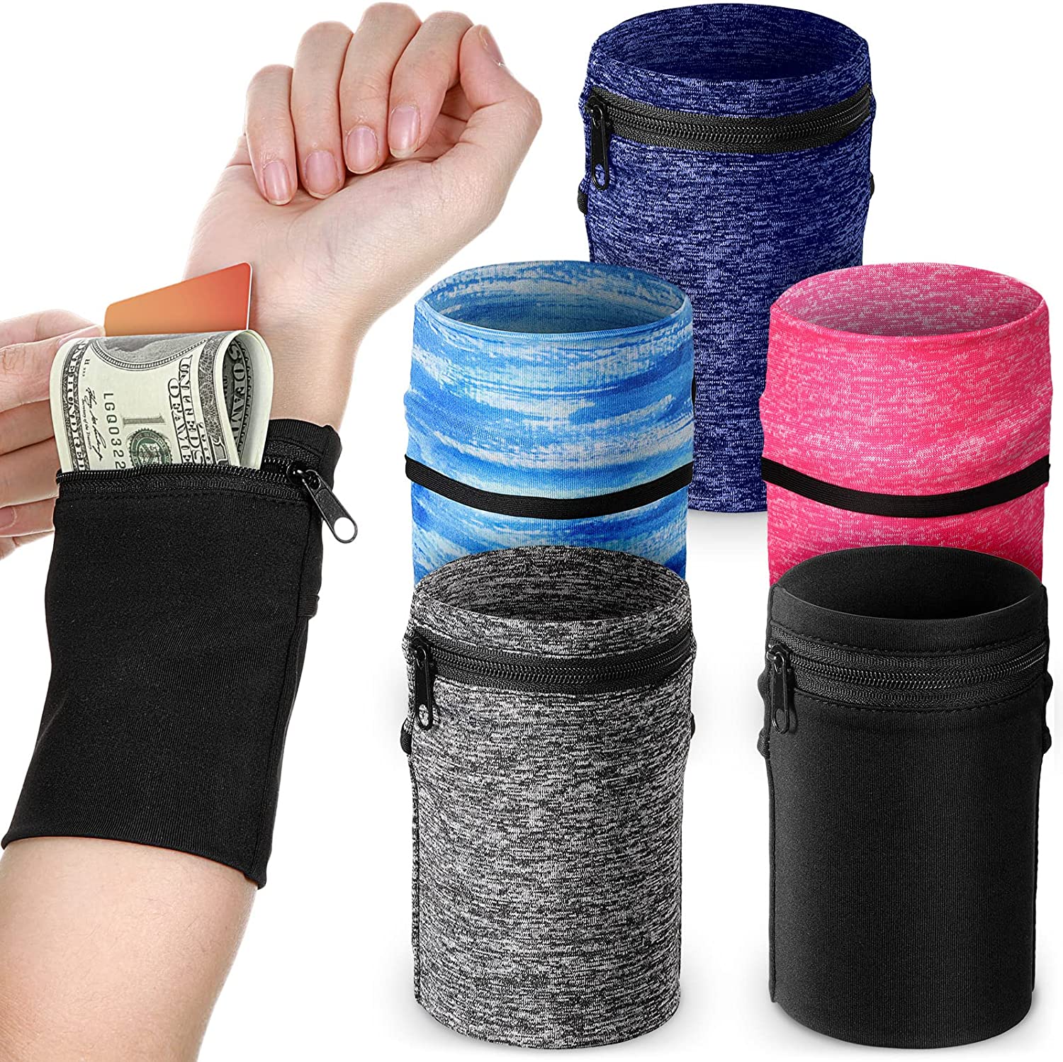 Lot de 5 pochettes de poigné