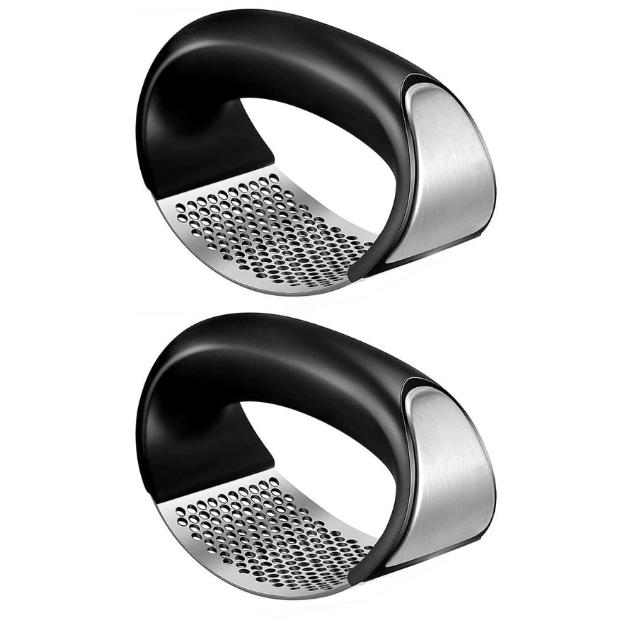 Lot de 2 PRESSE-AIL EN ACIER INOXYDABLE