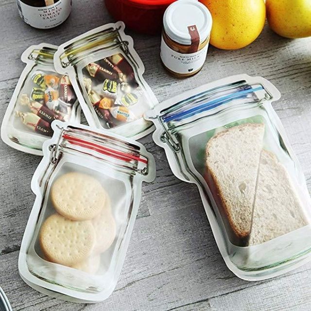 Pack de 10 SACS ZIPLOCK RÉUTILISABLES