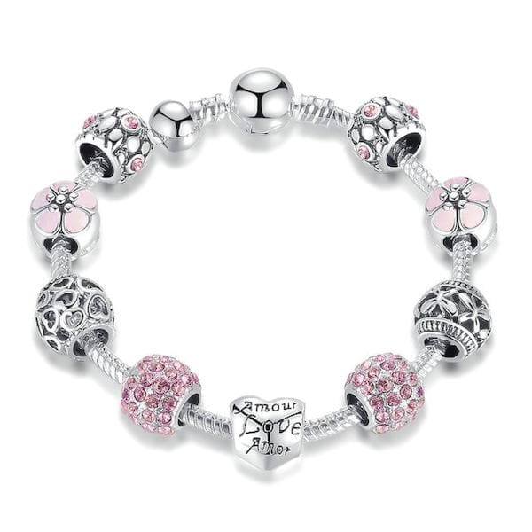 Pulsera de amor rosa