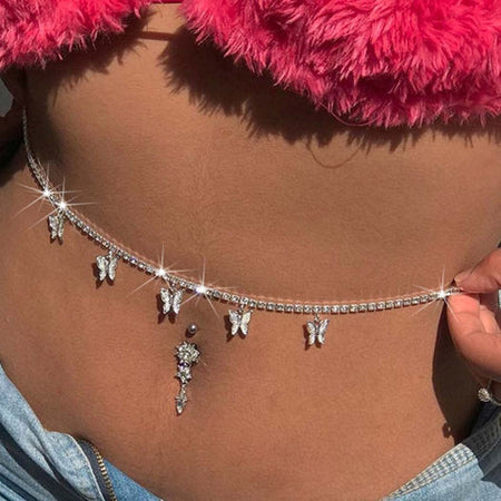 Collier ventre papillon