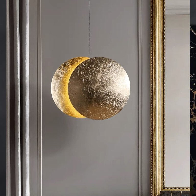 Lampe murale de luxe - Eclipse dorée de minuit