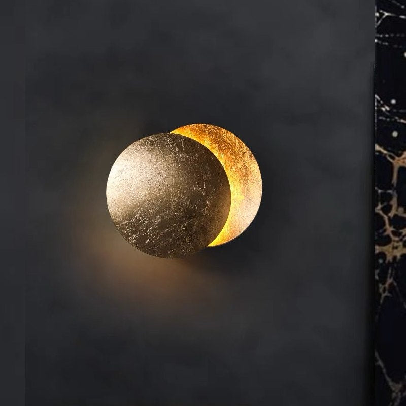 Lampe murale de luxe - Eclipse dorée de minuit