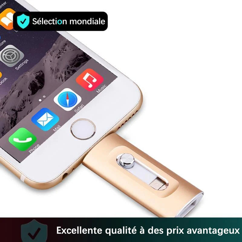 Clé usb compatble pour tout les téléphones