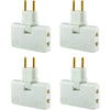 Lot de 4 mini multi-prises 3 en 1 pliantes