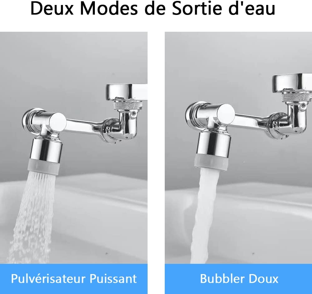 Robinet Multifonctionnel Rotatif