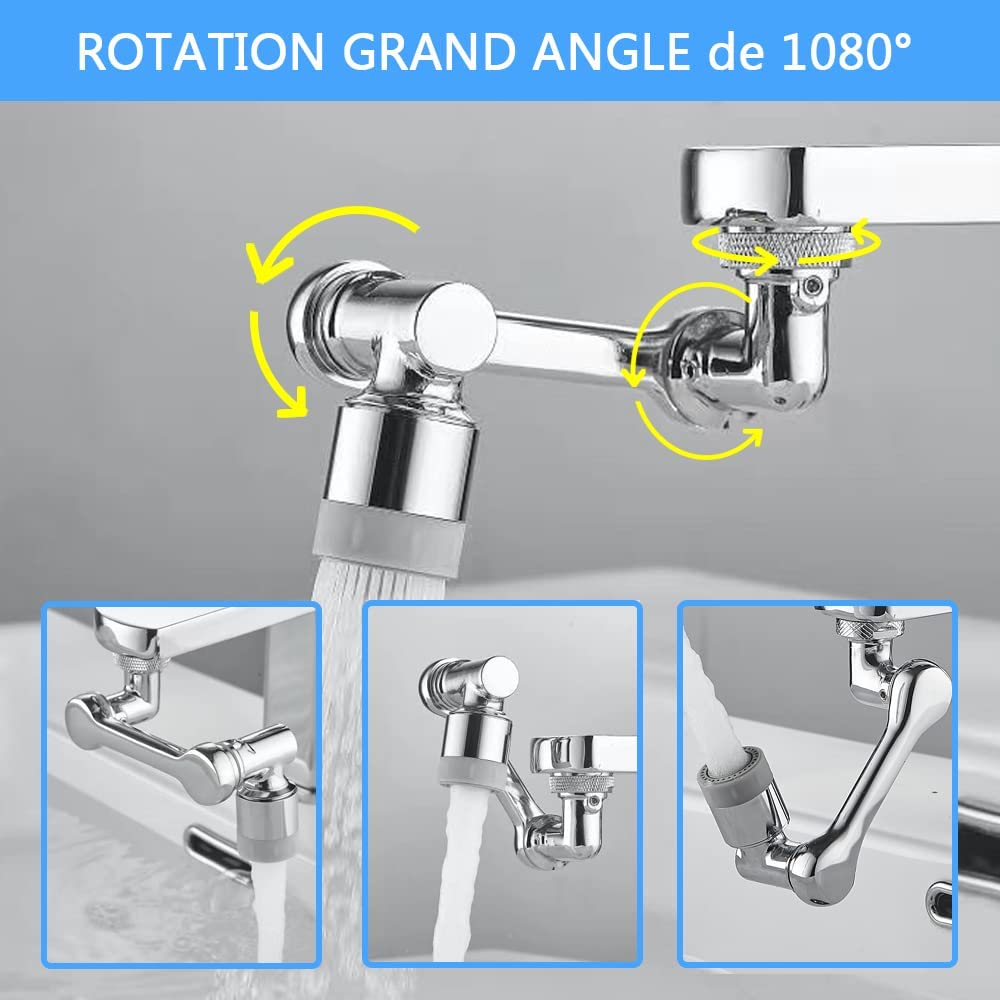 Robinet Multifonctionnel Rotatif