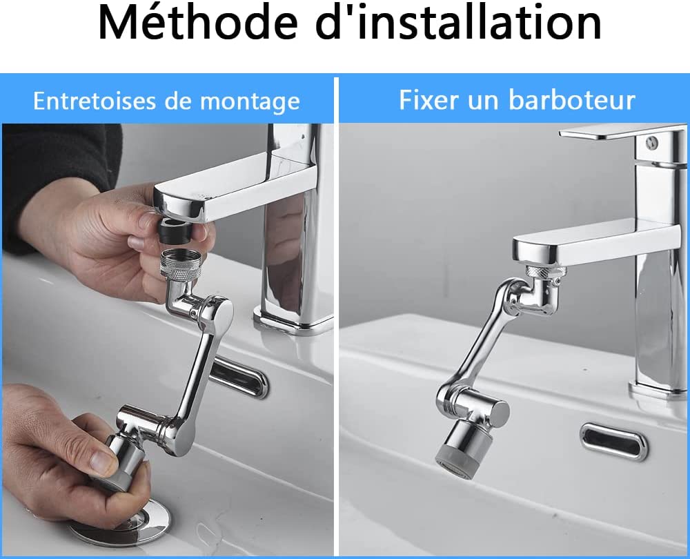 Robinet Multifonctionnel Rotatif