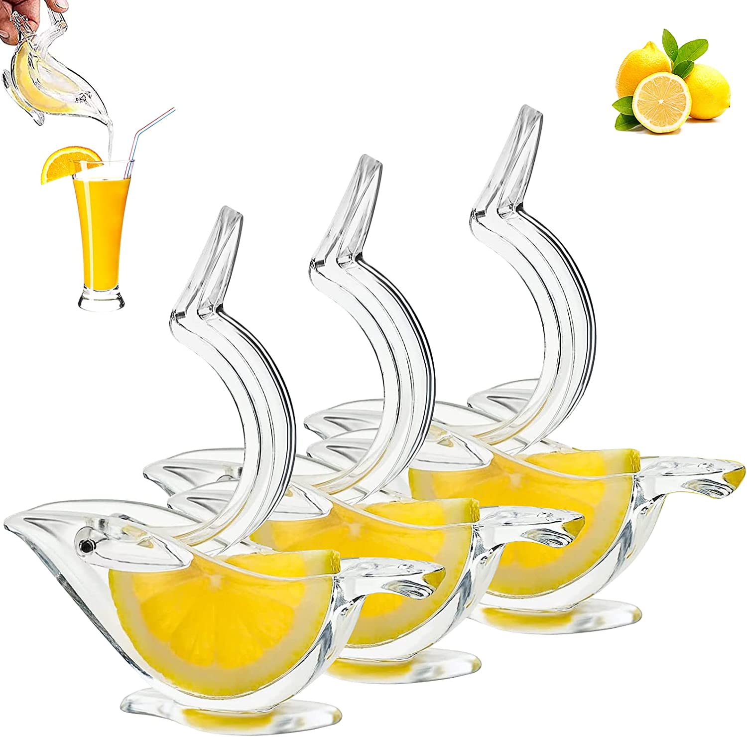 Lot de 3 presses citron