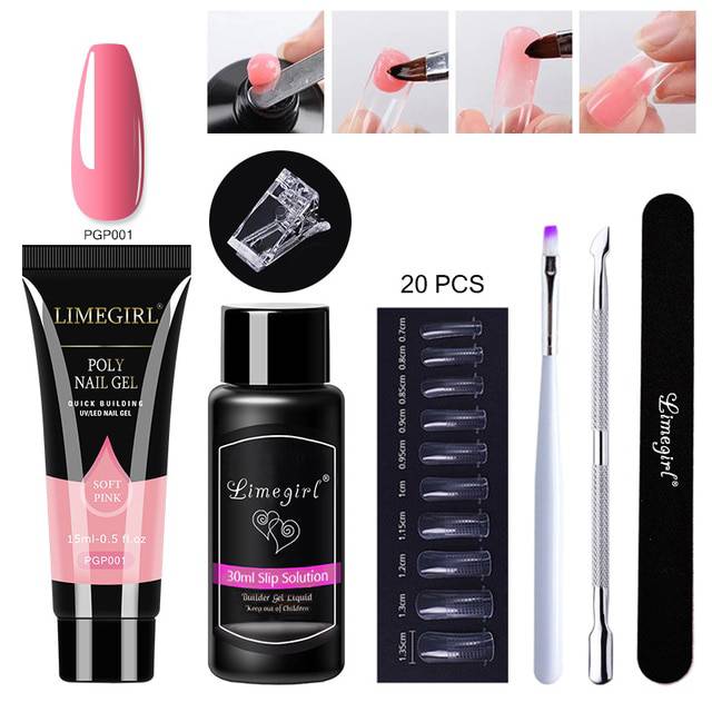 Kit Polygel de luxe pour ongle