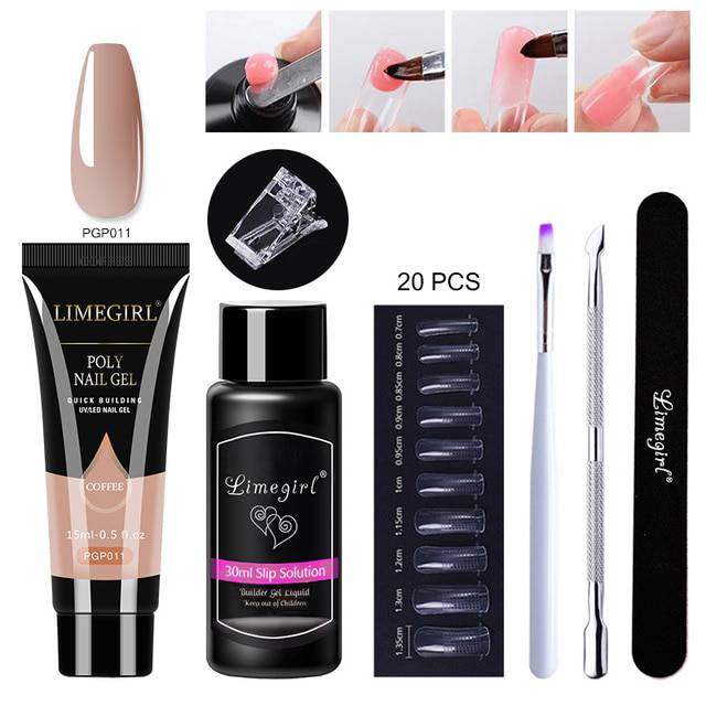 Kit Polygel de luxe pour ongle