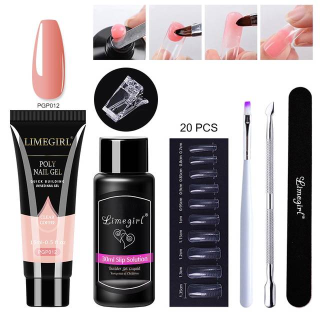 Kit Polygel de luxe pour ongle