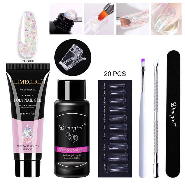 Kit Polygel de luxe pour ongle