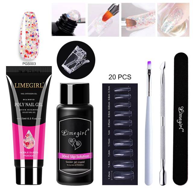Kit Polygel de luxe pour ongle