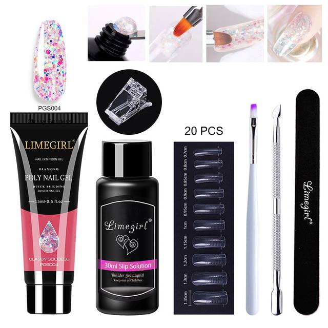 Kit Polygel de luxe pour ongle