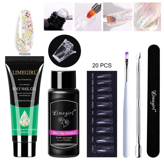 Kit Polygel de luxe pour ongle