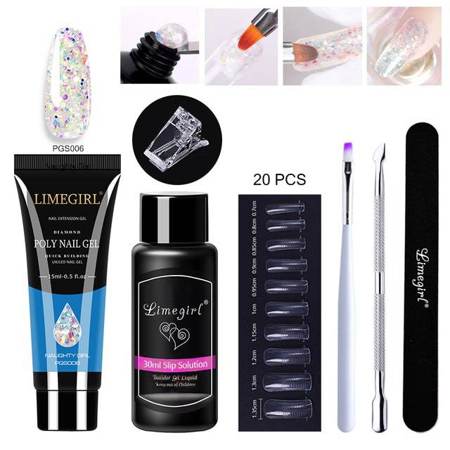 Kit Polygel de luxe pour ongle