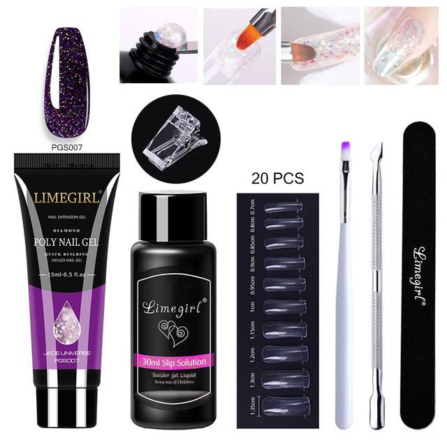 Kit Polygel de luxe pour ongle