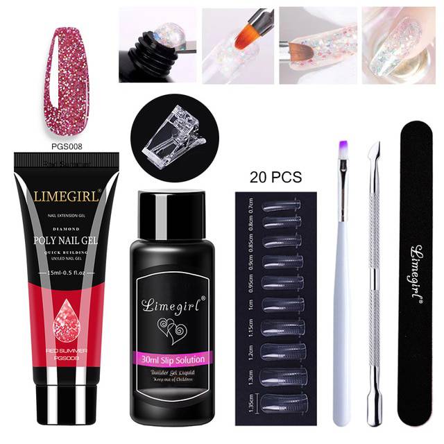 Kit Polygel de luxe pour ongle