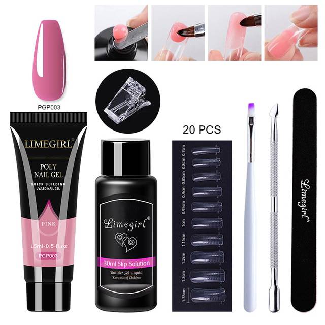 Kit Polygel de luxe pour ongle