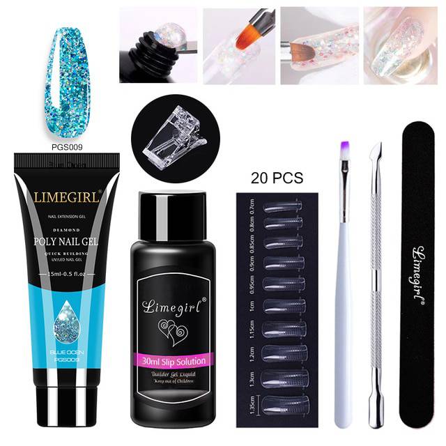 Kit Polygel de luxe pour ongle