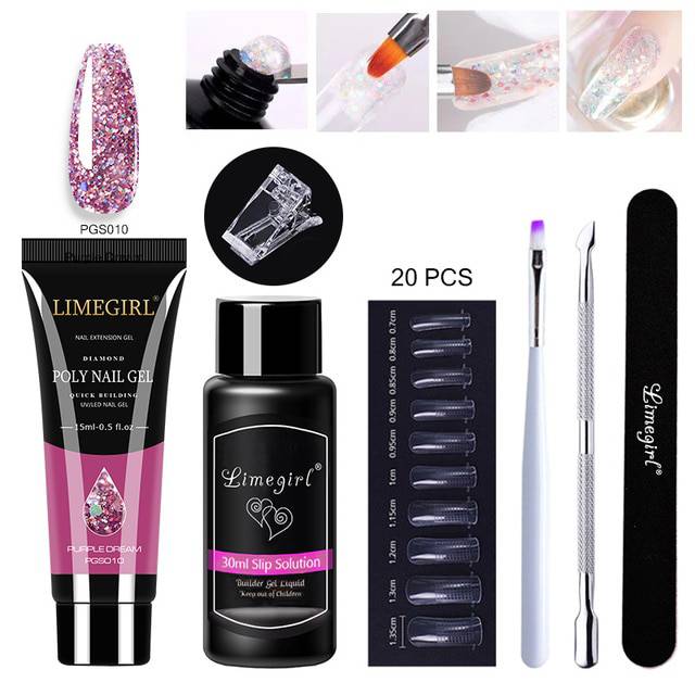 Kit Polygel de luxe pour ongle