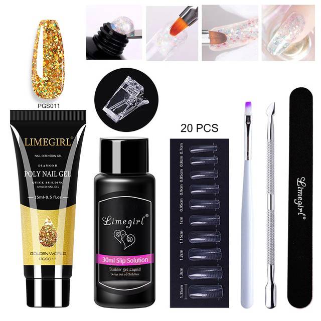 Kit Polygel de luxe pour ongle