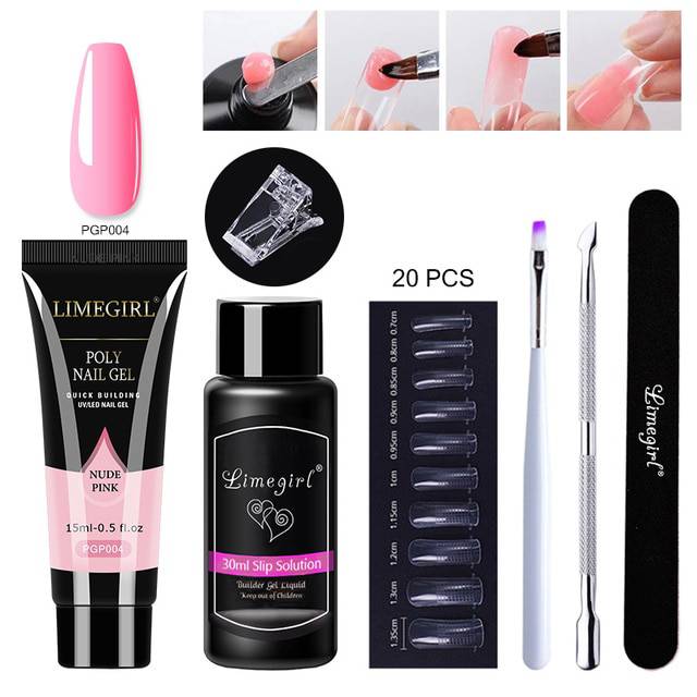 Kit Polygel de luxe pour ongle