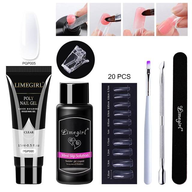 Kit Polygel de luxe pour ongle