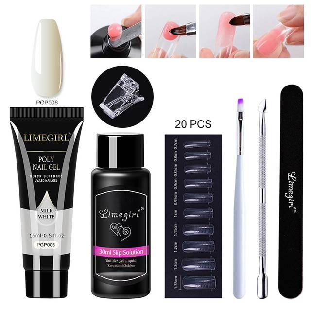 Kit Polygel de luxe pour ongle