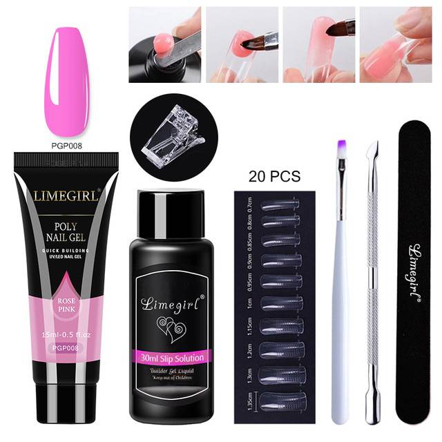 Kit Polygel de luxe pour ongle