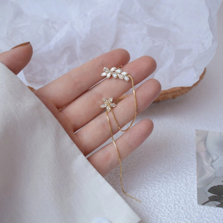Pendientes de flores
