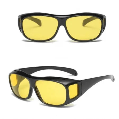Lunnettes de nuit mixte (peut être porté au dessus de vos lunettes habituelles)